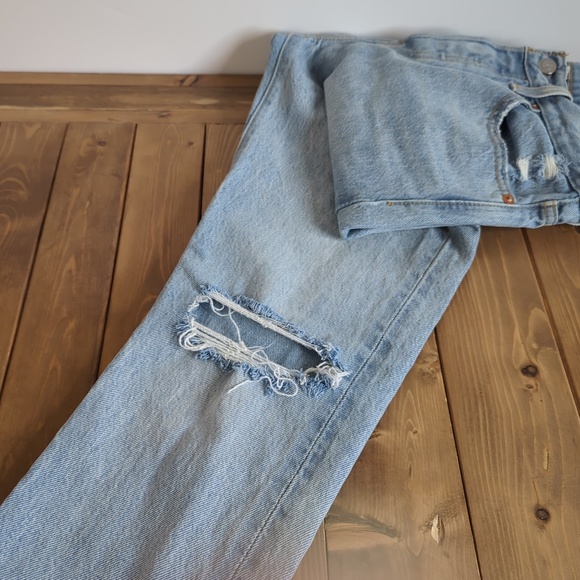 Levi’s Wedgie Icon Button Fly Distressed Jeans SZ 25 - Picture 15 of 15